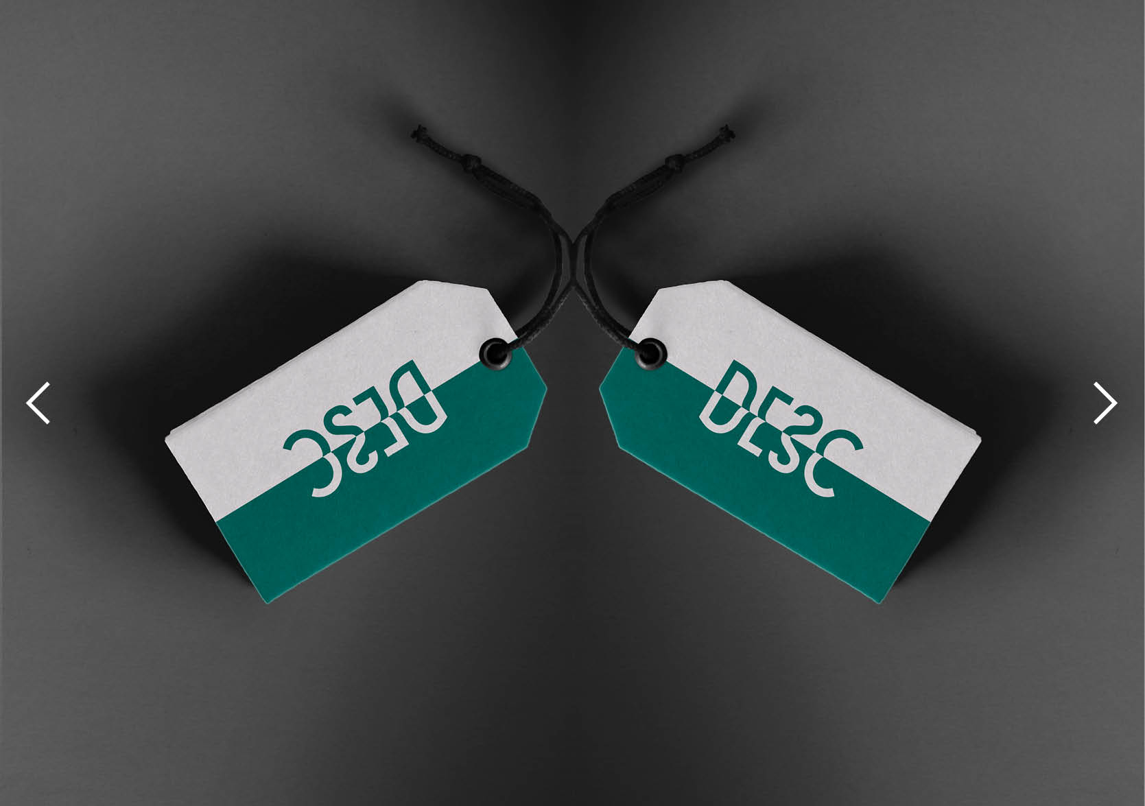 identité visuelle marque DESC mode par Louis Schickel