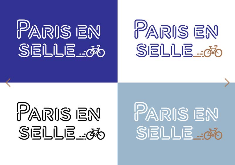 identité visuelle Paris en Selle par Louis Schickel