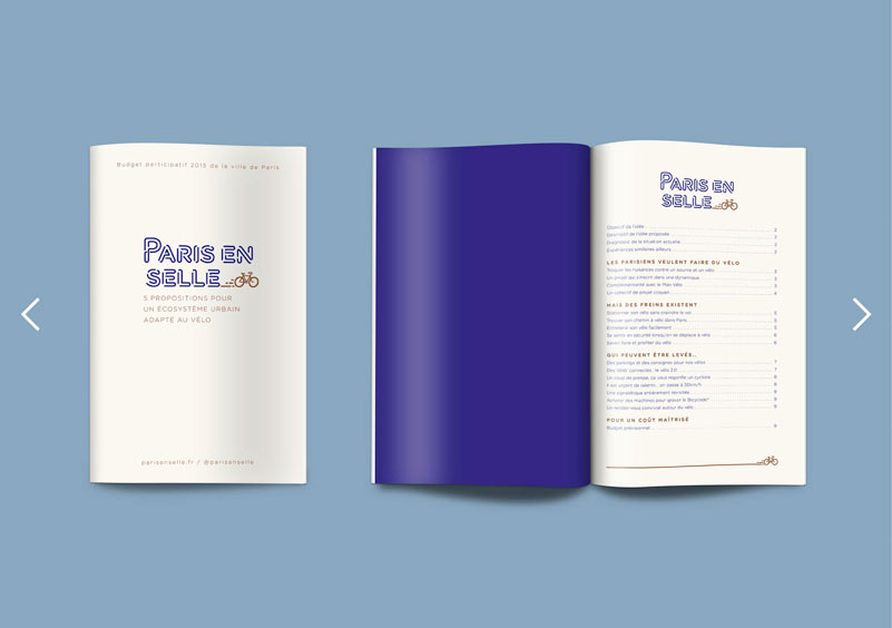 identité visuelle Paris en Selle par Louis Schickel