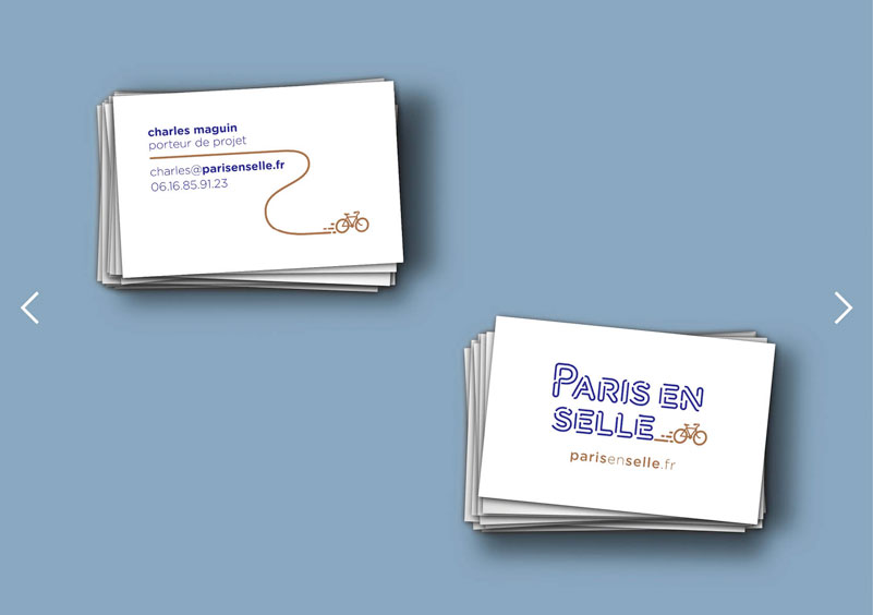 identité visuelle Paris en Selle par Louis Schickel