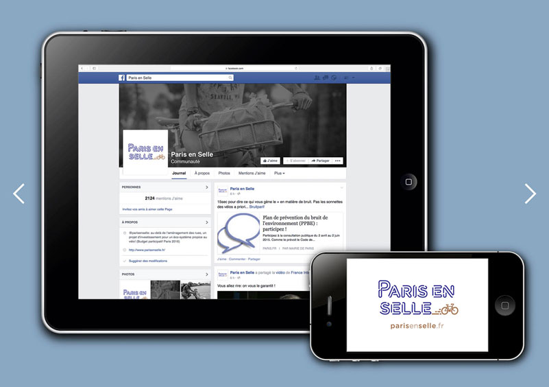 identité visuelle Paris en Selle par Louis Schickel