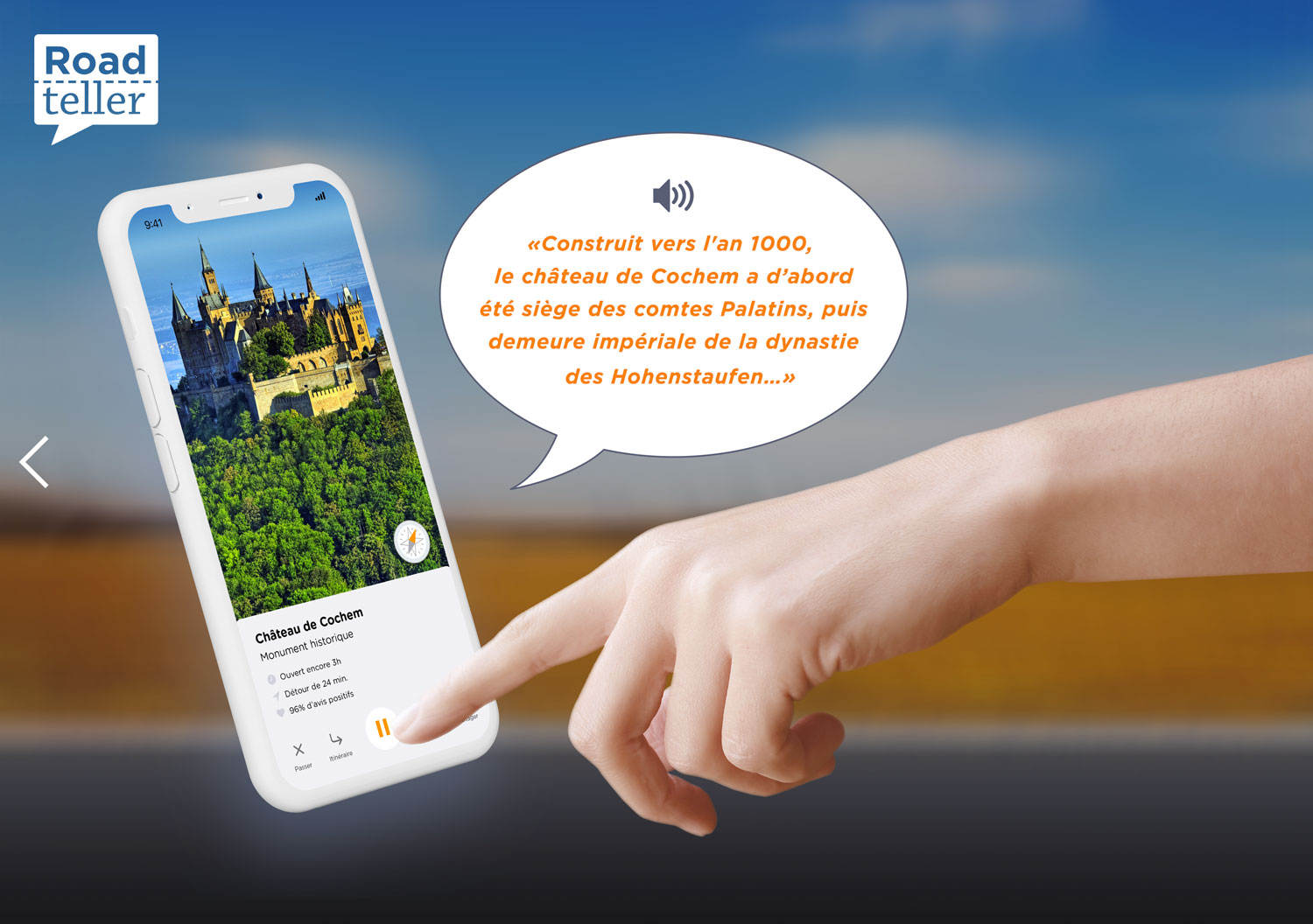 L'application RoadTeller vous raconte la route