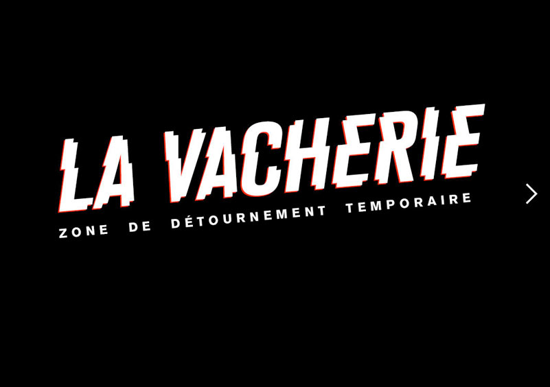Identité visuelle graphisme logo La Vacherie par Louis Schickel